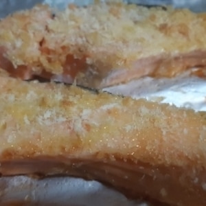 トースターで♪塩鮭のチーズパン粉マヨ焼き✿